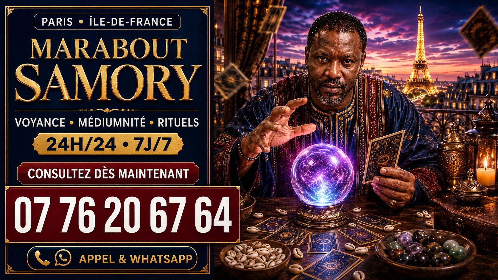Marabout Samory à Paris et en Île-de-France