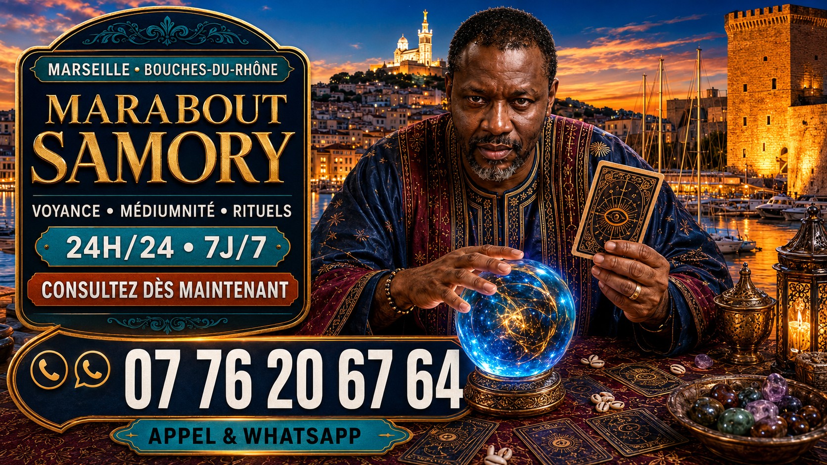 Marabout Samory pour Marseille et les Bouches-du-Rhône